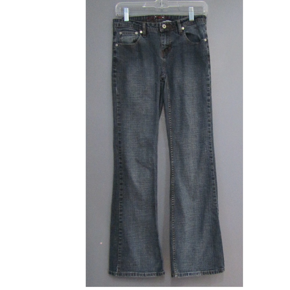Retro Fox Blue Flare Jeans Size 7/8